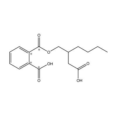 Mono-[(2-carboxymethyl)hexyl]phthalate (DEHP metabolite IV) (¹³C₄, 99%) 100 µg/mL in MTBE CP 95%